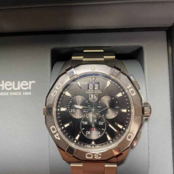 TAG Heuer Aquaracer Men's Black Watch - New in Box - Picture 2 of 10